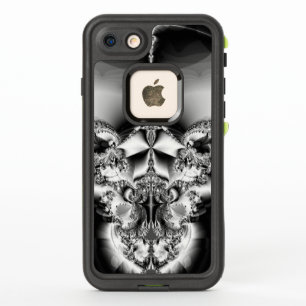 Elegant Silver and Black Abstract