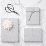 Elegant Silver and White Decorative Heart Charms Wrapping Paper Sheet<br><div class="desc">This gift wrapping paper features a delightful pattern of decorative heart charms in timeless silver and white colour scheme. It's an ideal choice for weddings,  25th anniversaries,  engagements,  proposals,  Valentine's Day,  birthdays,  or any romantic celebration for couples.  
© Wafa Y. Dahdal - All Rights Reserved.</div>