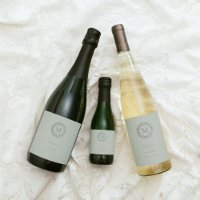 Elegant Silver Deco Wreath Monogram