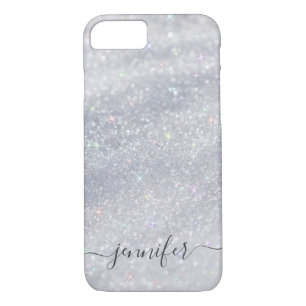 Elegant Silver Glitter  iPhone 8/7 Case