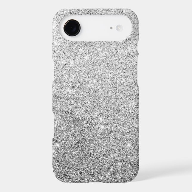 Elegant Silver Glitter Case-Mate iPhone Case (Back)