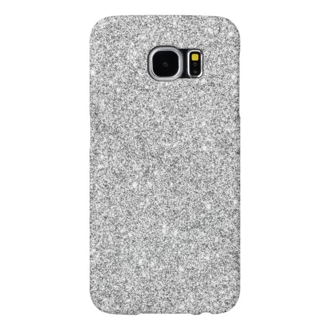 Elegant Silver Glitter Case-Mate Samsung Galaxy Case (Back)