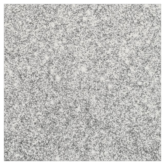 Elegant Silver Glitter Fabric (Swatch)