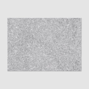 Elegant Silver Glitter Tissue Paper