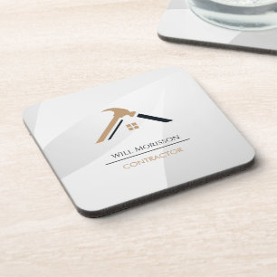 Elegant Silver & Golden Home Repair Real Estate Coaster