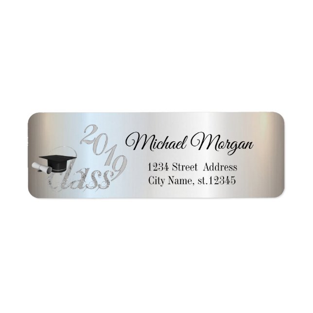 Elegant Silver Graduation (Front)
