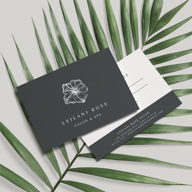 Elegant Silver Hibiscus Flower Gift Certificate (Creator Uploaded)