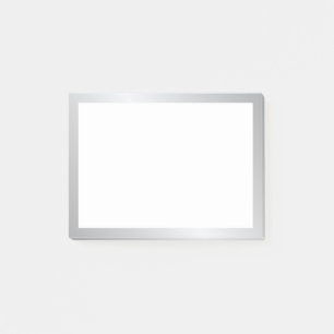 Elegant Silver Post-it Notes