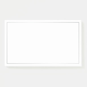 Elegant Silver Post-it Notes