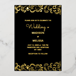 Elegant simple beautiful floral wedding