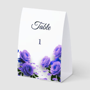 Elegant Simple Blue Roses Love is in Bloom Wedding