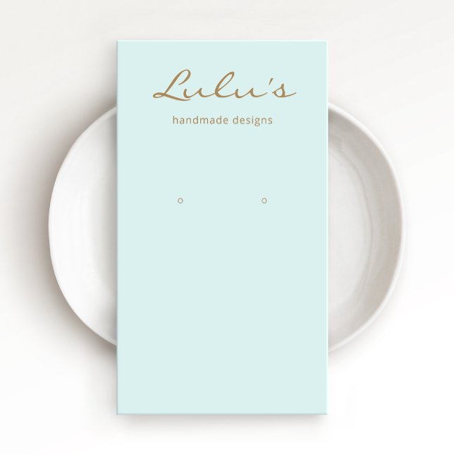 Elegant Simple Blue Turquoise Earring Display (Creator Uploaded)