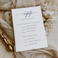 Elegant Simple Calligraphy Wedding