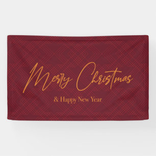 Elegant, simple, cool design of Merry Christmas Banner