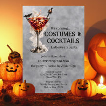 Elegant Simple Costumes Cocktails Halloween Party