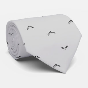 Elegant simple design grey pattern for him tie