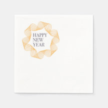 Elegant, simple design of "Happy New Year"