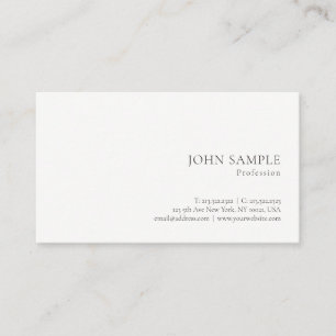 Elegant Simple Design Professional Chic Template Business Card