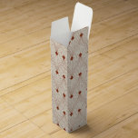 Elegant Simple Geometric Christmas tree Wine Box<br><div class="desc">Elegant and simple geometric christmas trer</div>