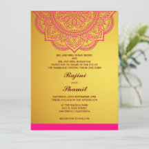 Elegant simple Gold Paisley Indian Hindu