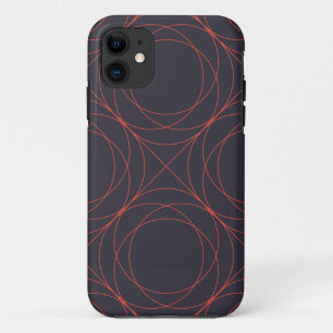 Elegant, simple, lively, modern line pattern art iPhone 11 case