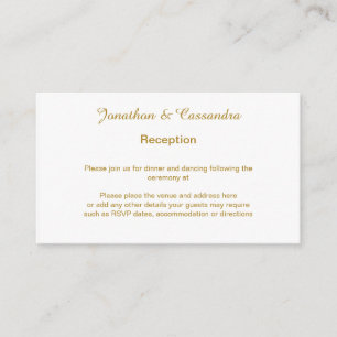 ELEGANT & SIMPLE MARBLE BLACK GOLD ENCLOSURE CARD