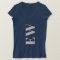 Elegant Simple Minimal Blush Grey Monogram T-Shirt