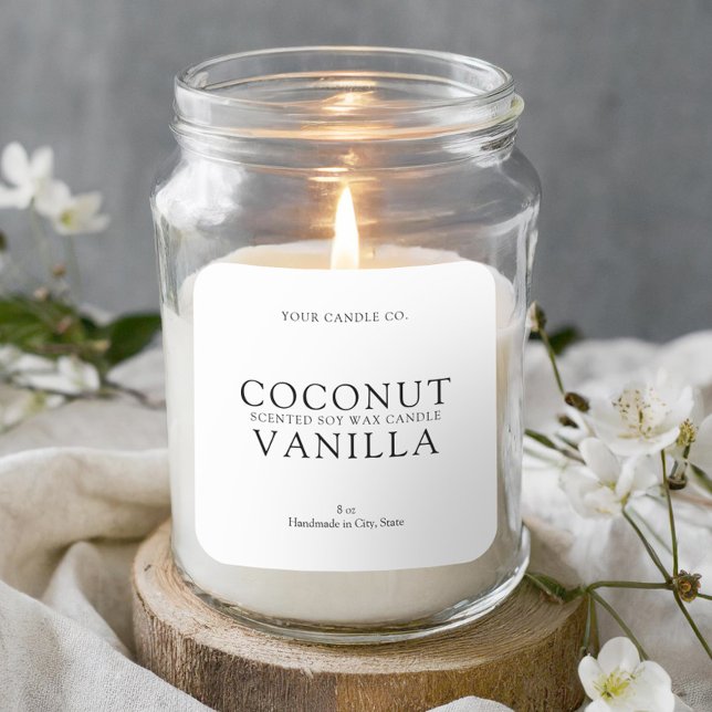 Elegant Simple Minimal Candle Label (Creator Uploaded)