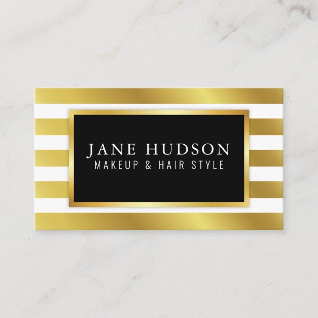 Elegant Simple Minimalist Editable Business Card (Front)