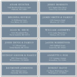 Elegant Simple Minimalist Modern Address Label<br><div class="desc">Easy to personalise,  names and addresses / individual wedding shipping address label stickers for guests.</div>