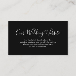 Elegant Simple Minimalist Modern Website Details Enclosure Card
