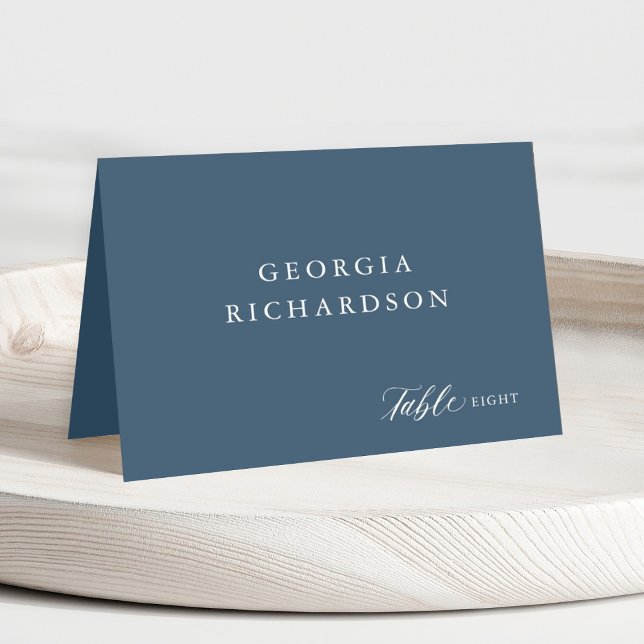 Elegant Simple Minimalist Modern Wedding  Table Number (Simple minimalist calligraphy wedding place card)