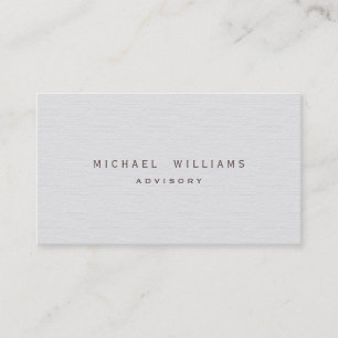 ELEGANT SIMPLE MINIMALIST PROFESSIONAL BUSINESS CARD