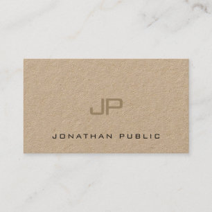 Elegant Simple Modern Design Artistic Plain Luxury Business Card