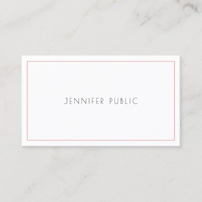 Elegant Simple Modern Professional Trendy Design Business Card (Front)