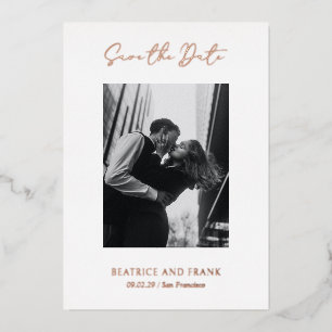 Elegant Simple Modern Wedding Save the Date