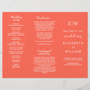Elegant Simple Neon Flare with Monogram Wedding Flyer