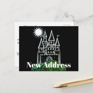 Elegant Simple New Home Address Announcement Postcard