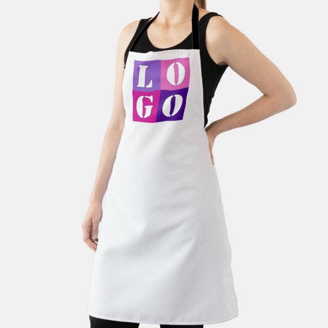 Elegant Simple Personalised Wedding Custom Idea  Apron (Insitu)