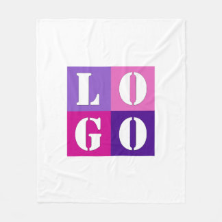 Elegant Simple Personalised Wedding Custom Idea Fleece Blanket