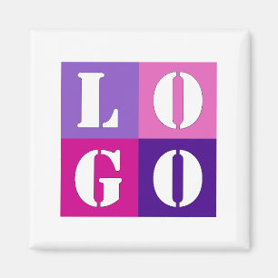 Elegant Simple Personalised Wedding Custom Idea Magnet