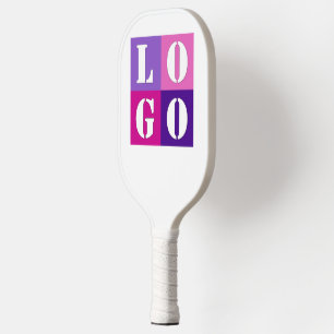 Elegant Simple Personalised Wedding Custom Idea  Pickleball Paddle