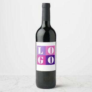 Elegant Simple Personalised Wedding Custom Idea  Wine Label