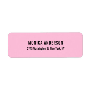 Elegant Simple Pink Unique Original Professional