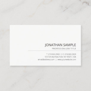 Elegant Simple Professional Modern Template Business Card