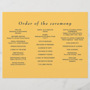 Elegant Simple Ray Flower with Monogram Wedding Flyer