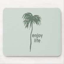 Elegant Simple Sage Palm Tree Enjoy Life