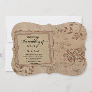 Elegant Simple Script Formal Chic Classy Wedding Invitation