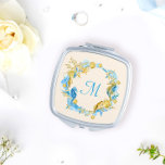 Elegant Simple Starfish and Shells Bridesmaid Gift Compact Mirror<br><div class="desc">The Elegant Simple Starfish and Shells Bridesmaid Gift Compact Mirror by Mylini Design is a personalised gift that is both stylish and practical. The compact mirror features a beautiful starfish and seashell design that can be customised with the bridesmaid's initial. Your bridesmaids will appreciate the thoughtful gift that they can...</div>
