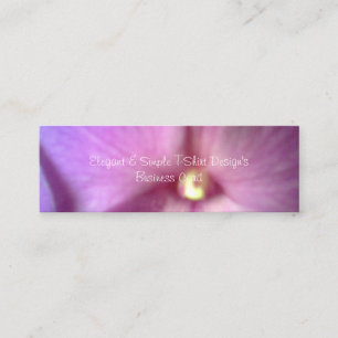 Elegant & Simple T-Shirt Design's Mini Business Ca Mini Business Card